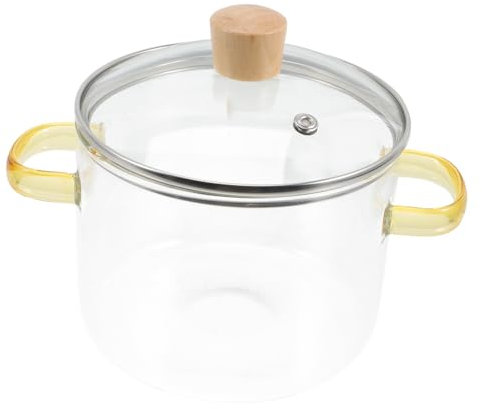 AOKWAWALIY Ustensiles de cuisine - Cuiseur à pâtes - Bols à vapeur en verre - Ustensiles de cuisine coréens - Bol à sauce - Cuiseur à ramen - Poignée de canapé - Batterie de cuisine à fromage avec