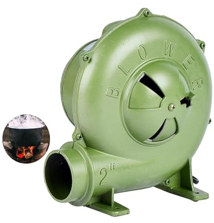 Ventilateur Électrique De Cheminée 220V Pour Barbecue - Briquets À Charbon Forge BBQ, Souffleur De Forge De Forgeron Électrique, Pour Camping Randonnée Cuisson Feu ​Soufflet Outils De Barbecue(700W)