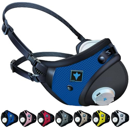 RZ Mask RZM3 - Patented 99.8% Filtration Efficiency All Day Reusable Air Filtration Mask, Anti Fogging, up to 50% Better Breathability, RZ Secure 360° Seal™, and 3 Straps, Trusted by First Responders