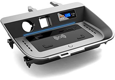 HUVNEXA LHD RHD Car QI Wireless Charger Fits, for, for Chevrolet, Equinox 2020 2019 2018 2017 Accessories Interior Modification 15W Fast Phone Charging Plate Wireless Charging Pad(LHD Single Coil 15