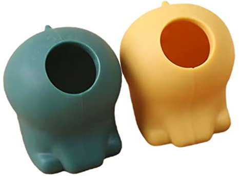PHENOFICE 2piezas Separador De Huevos Claras y Yemas Silicona Utensilio De Cocina Práctico
