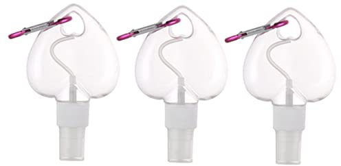 DEARMAMY 3pezzi Flacone Spray Multi-funzione Da Viaggio Con Gancio Bottiglie Ricaricabili E Impermeabili Per Cosmetici E Profumi Per Viaggi E Uso Quotidiano