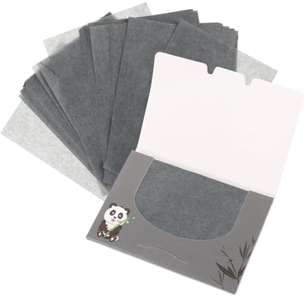VALICLUD 1000stücke Ölabsorbierendes Für Gesicht Reispapier Zur Ölkontrolle Gesichtstücher Für Fettige Haut Öl-blotting-blätter Mit Bambuskohle Und Bambusholz Blotting-papier Für Make-up Un