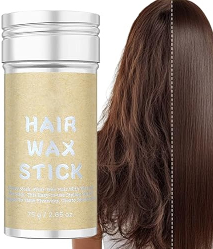 Barra De Cera Para Cabello | Barra No Grasa Para Cabello Rebelde Y Suelto | Pomada Capilar Fijación Fuerte Para Mantenimiento Estilo En Viajes Fotografía Profesional