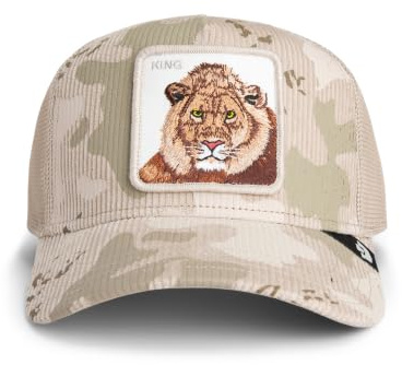 Goorin Bros. King Camo Trucker Cap Basecap Baseballcap Truckercap Meshcap Damen/Herren/Snapback - mit Schirm, Snapback, Schirm Herbst-Winter Winter