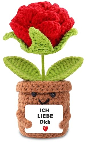 BOAITE Ich Liebe Dich Geschenke für Frauen Männer, Geschenk für Paar- Pocket Hug Rose, Partner Geschenke, Hochzeitstag, Jahrestag Geschenk für Sie Ihn, Liebes Geschenk für Ihn Sie