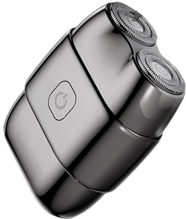 Maquinilla De Afeitar Rotatoria | Afeitadora Eléctrica Para Barba De Hombre | Cabezal Doble Batería Duradera Ligera Uso Húmedo Y | Para Viaje Y Casa Afeitado Personal Y Cuidado De Barba