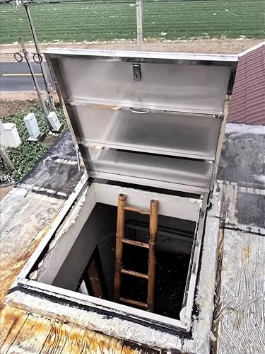 Portello di Access del tetto dell'acciaio inossidabile, coperchio resistente alle intemperie della fuga per ventilazione e ispezione della soffitta