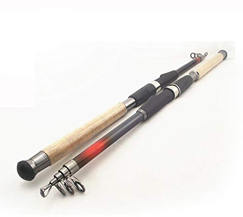 Angelrute,Teleskopruten Karpfenrute Rods Carbon Tele Angeln for 2.1M .7m Angelrute Spinnrute Sea Fishing Tackle Feeder(2.7 m)