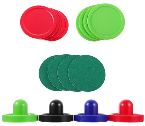 Alipis Set Accessori Ricambi Air Hockey Tavolo da Gioco Spingidischi e Dischi in Plastica 96Mm Design Ergonomico per Partite Familiari e Divertimento Garantito