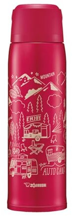 ZOJIRUSHI SJ-JS10RA Tasse en acier inoxydable Rouge 18-8