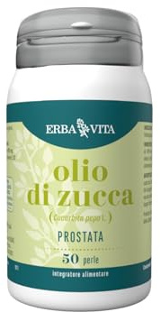 Erba Vita Integratore Alimentare di Olio di Semi di Zucca - 50 Perle