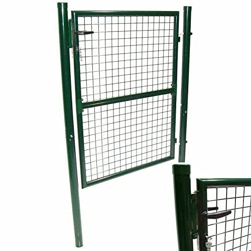 Gartenpforte Zaun Garten Tür GARTENTOR 100cm 120cm 160cm ZAUNTOR PFORTE 2-tlg. Tor AWZ (100 x 120 cm)