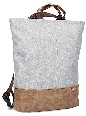 Zwei Rucksack-Tasche Olli OR140 Shopper 10 Liter strapazierfähig wasserabweisend, hochwertige Qualität, gepolstertes Laptopfach + Schlüsselring, Rucksack & Schultertasche 2in1 (ice)