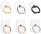 Phone Ring Holder,6 PCS Transparent Cell Phone Ring Holder 360 Degree Rotation Available Phone Holder Metal Finger Ring for Almost All Phones