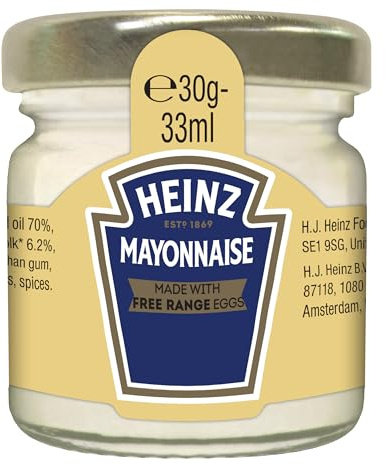 Heinz Mini tarro Mayo – 33 ml (80 piezas)