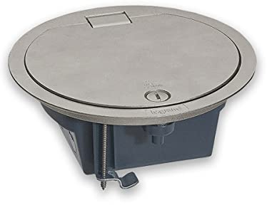 IP66 Versenkbarer robuster Bodentank Edelstahl Rund Wand Einbaudose optional mit passenden LIVOLO Einsätzen 088064 Bodendose (LEG Boden-/Wandtank Edelstahl Rund 2 Fach versenkbar IP66 088064)