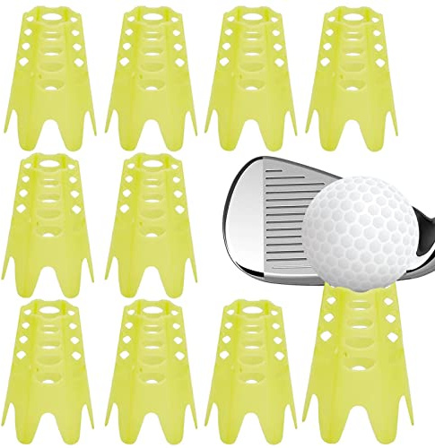 Golfsimulator T-shirts - Set med 10 utomhus golfsimulator träningst-shirts - Färgglada golfträningstillbehör för drivingrange, inomhus golftröjor för påskgåvor Luckxing