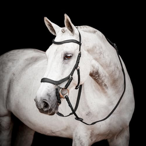 Horseware Micklem 2 Competition Trense Black X Full, Schwarz