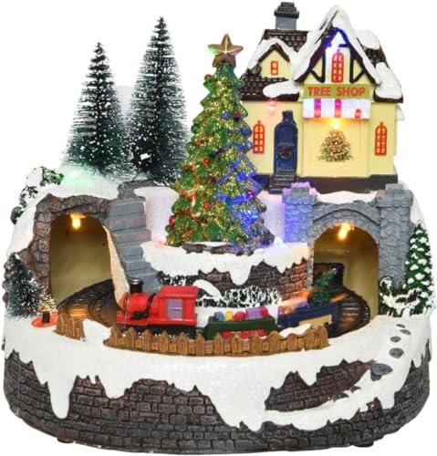 VARZI CARTOLERIA DAL 1956 Selezione Cartoleria Varzi Dal 1956 Carillon Villaggio Di Natale Casa Addobbi Natalizi Con Led