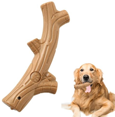 Kauspielzeug für Hundeknochen, Kauspielzeug für Hunde zum Zahnen – Kaufreude, unzerstörbares Zahnspielzeug, Welpenzahnspielzeug für die Zahnreinigung, Kauspielzeug für mittelgroße und große