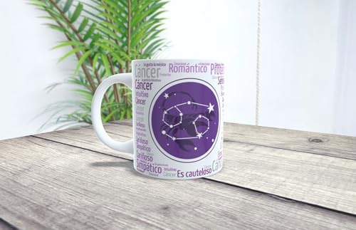 La Huella Tazza personalizzata per il segno zodiacale del cancro. Per tutte quelle persone fortunate ad essere nate tra il 21 giugno al 22 luglio.