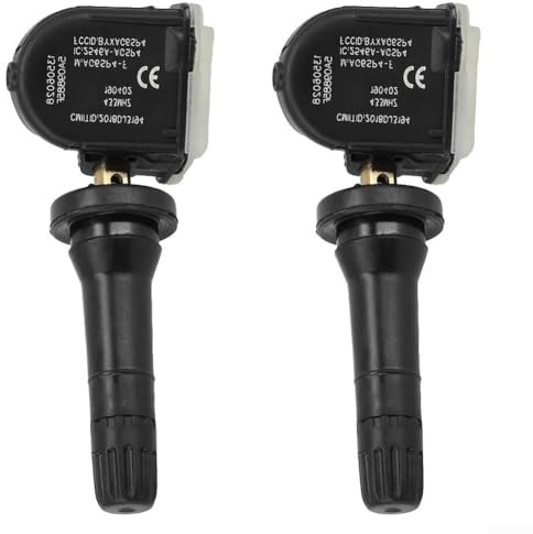 Reifendruckkontrollsensor für Opel TPMS Ersatz-Reifendruckkontrollsensor verhindert Reifenlecks, kompatibel mit Adam Ampera Astra 2012 2017 (2 Stück)