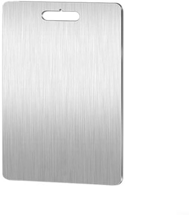 Effizient gestaltetes Schneidebrett aus Edelstahl für den täglichen Koch- und Backbedarf (15 x 25 cm)