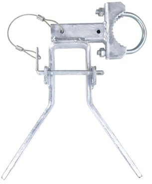 Internal Gate Assembly Receiver for Large Sliding Gates 2-7/8″ J-Bolts Round Post – Cantilever Receiver with Locking Bar