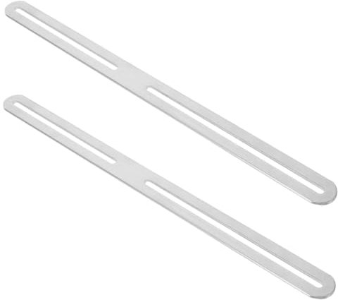 Yardwe 2pièces Supports Angle Réglables Acier Inoxydable Pour Fixation De Boîte Aux Lettres Accessoires De Clôture Ou Portail Plaque De Réparation Robuste