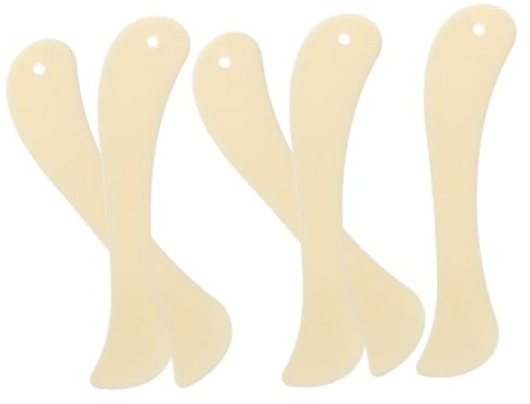 GETAJGHSD 5stücke Papierfaltwerkzeug Falzbein Aus Kunststoff Für Papier Bastelbedarf Mit Ergonomischem Griff Zum Knicken Ritzen Und Glätten Von Papier Blasen