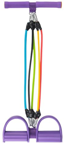 Extracteur de pédale de yoga élastique – Entraîneur abdominal | Pédale de tension à ressort | Équipement de tonte du ventre | Exerciseur de taille, bras, abdomen, jambes | Extenseur de musculation |
