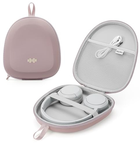 Headphone Case Hard Shell Super-Slim for Sony/JBL/Bose/Soundcore Anker | Fits BERIBES KVIDIO TOZO JLab Over-Ear Headphones, Universal Portable Travel Organizer Bag