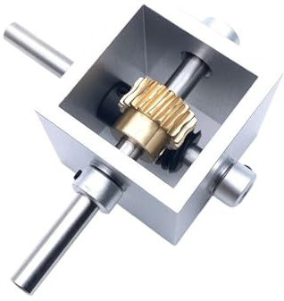 GuidNaurys 1 bis 20 Getriebe 90 Grad Winkel Gerät 1M 20T Schneckengetriebe Lenkgetriebe rechtwinklig Kommutator Lenkungsmodifizierung(8mm shaft)
