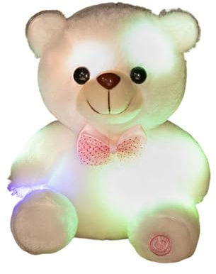 Genérico Peluche Iluminado - Decoración Habitación Suave Y Luminosa,LED Colorido Peluche Brillante | para Consuelo y Acompañía de Niñas y Adultos en Hogar, Sala de Estar,