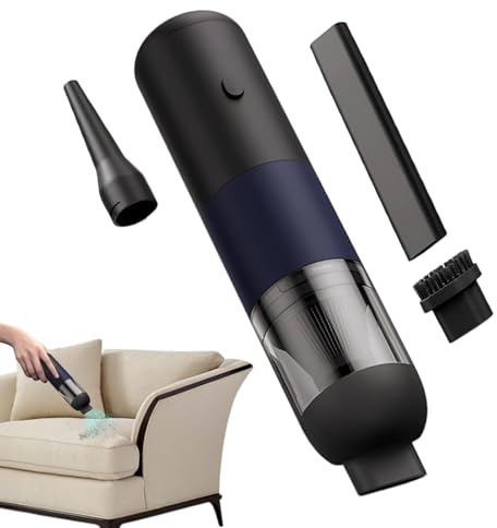 Aspirapolvere per auto - Pulizia ricaricabile a basso rumore | Aspirapolvere auto wireless portatile | Per aerazioni, cruscotto, casa, ufficio, tavolo da ufficio, divano, mobili, clav