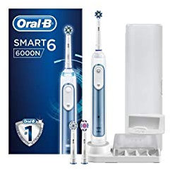 Braun Oral-B Smart 6000n Elektrische Zahnbürste, blau