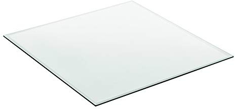 [neu.haus] Tablero de Vidrio para Mesa de Centro para Mesa de Comedor Placa Inferior para Chimenea Vidrio Templado 80 x 80 cm