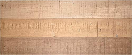 Selbstklebende Holzpaneele Wandverblender Holzwandverkleidung Wandpaneel beige braun - MOS170-W123 (9 Stück)