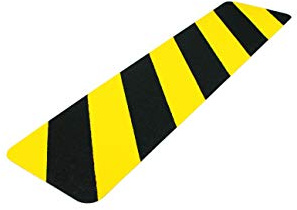 TARIFOLD Fr 197614 – Bande adhésive Signalisation et Marquage au Sol sécurité, Intérieur/Extérieur « Adhésif Extra Puissant pour toutes surfaces » 150 x 610mm -Jaune/Noir, 1 unité
