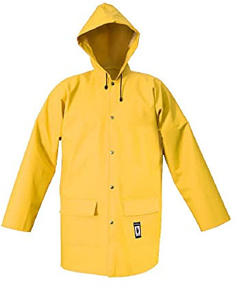 PROS WASSERSCHUTZJACKE 3/4 Schutzjacke 101/S grün gelb blau Jacke wasserdicht Schutzbekleidung (Gelb, 58)