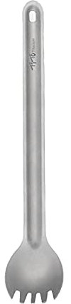 Long Handle Spoon Titanium Handle Portable Titanium Cutlery Lightweight Camping Spoon for Outdoors Hiking Picnic Home Use