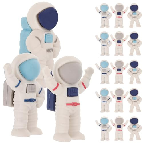 Operitacx 24 Stück Astronauten-Radiergummis - Lustige Mini-Radiergummis Für Kinder Perfekte Mitgebsel Für Schule Und Kindergarten Ideales Geschenk Für Kleine Entdecker