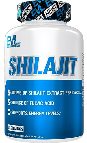 Shilajit, 400 mg, 60 Veggie Capsules, EVLution Nutrition