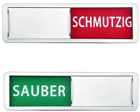 REFORUNG SAUBER/SCHMUTZIG Schiebeschild Geschirrspüler Magnet-Schild Sauber/Schmutzig Zeichen Clean/Dirty Sign Spülmaschinenmagnet Indicator Geschirrspüler Küchenzubehör - Kitchen Gadgets