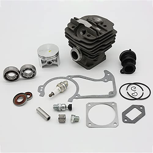 Kit de sello de aceite de cojinete de junta de bujía de pistón de cilindro de 48mm apto for S 036 MS360 MS 360 repuestos de motosierra 11250201206 Herramientas eléctricas