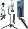 TELESIN Handy Selfie Stick & Stativ Ständer, Magnetische Handyhalter mit Abnehmbarer Bluetooth Fernbedienung, Smartphone Stative, Kompatibel für Mag Safe, Handystativ Kompatibel mit iPhone Android