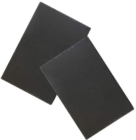 FONDOTIN 2pcs Charcuterie Serving Board Platter for Sushi Steak and Desserts Elegant Display Dish for Home and Restaurant Use Easy to Clean