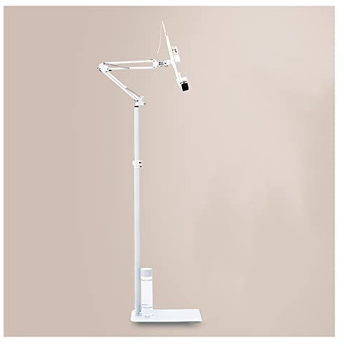 Boden-Buchständer und -Halter zum Lesen, um 360° drehbarer Notenständer, Faltbarer Telefon-/Tablet-Halter, freihändiger Dokumentenhalter für Lehrbücher, Zeitschriften (mit Lampe) (Keine Lampe)