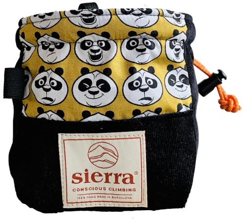 Sierra Conscious Climbing. Klettermagnet Cube Panda | Bio-Baumwolle | mit verstellbarem Gürtel
